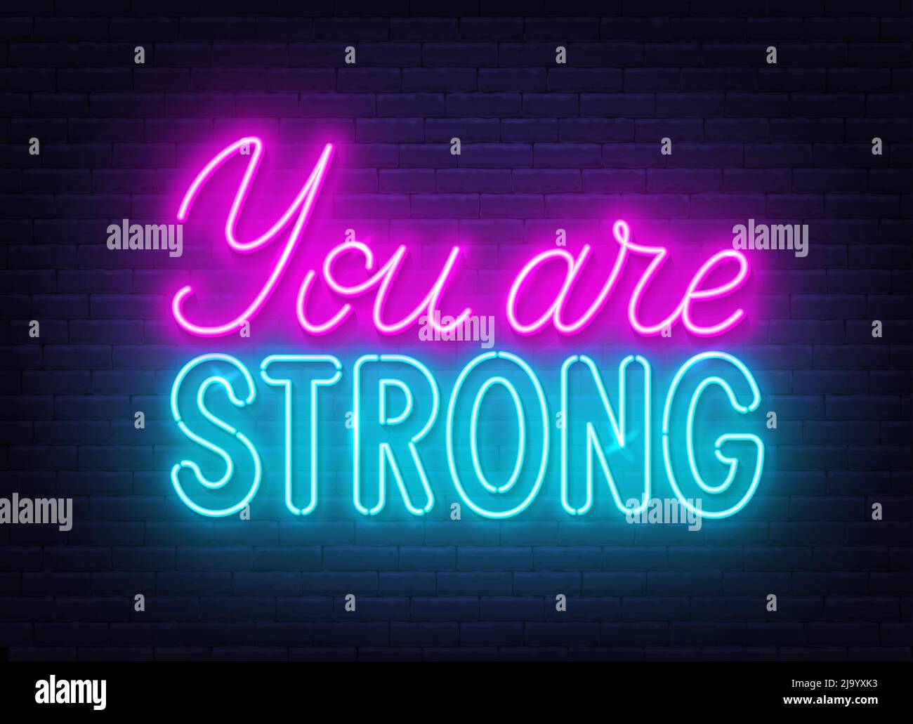 Strong Rhett Neon Strong text Stock Vector Images - Alamy