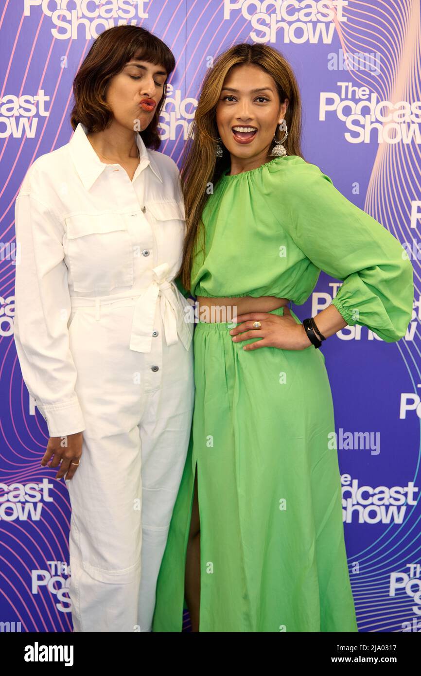 London, UK . 26 May, 2022 . Poppy Jay and Rubina Pabani (Poppy and