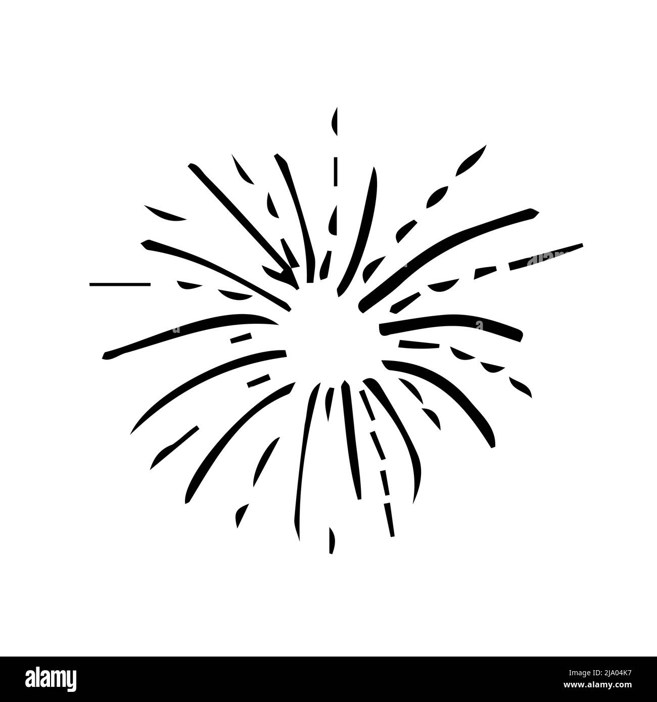 fireworks silhouette vector