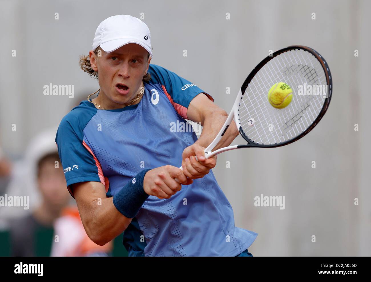 Tennis - French Open - Roland Garros, Paris, France - May 26, 2022  Finland's Emil Ruusuvuori in action during his second round match against  Norway's Casper Ruud REUTERS/Gonzalo Fuentes Stock Photo - Alamy
