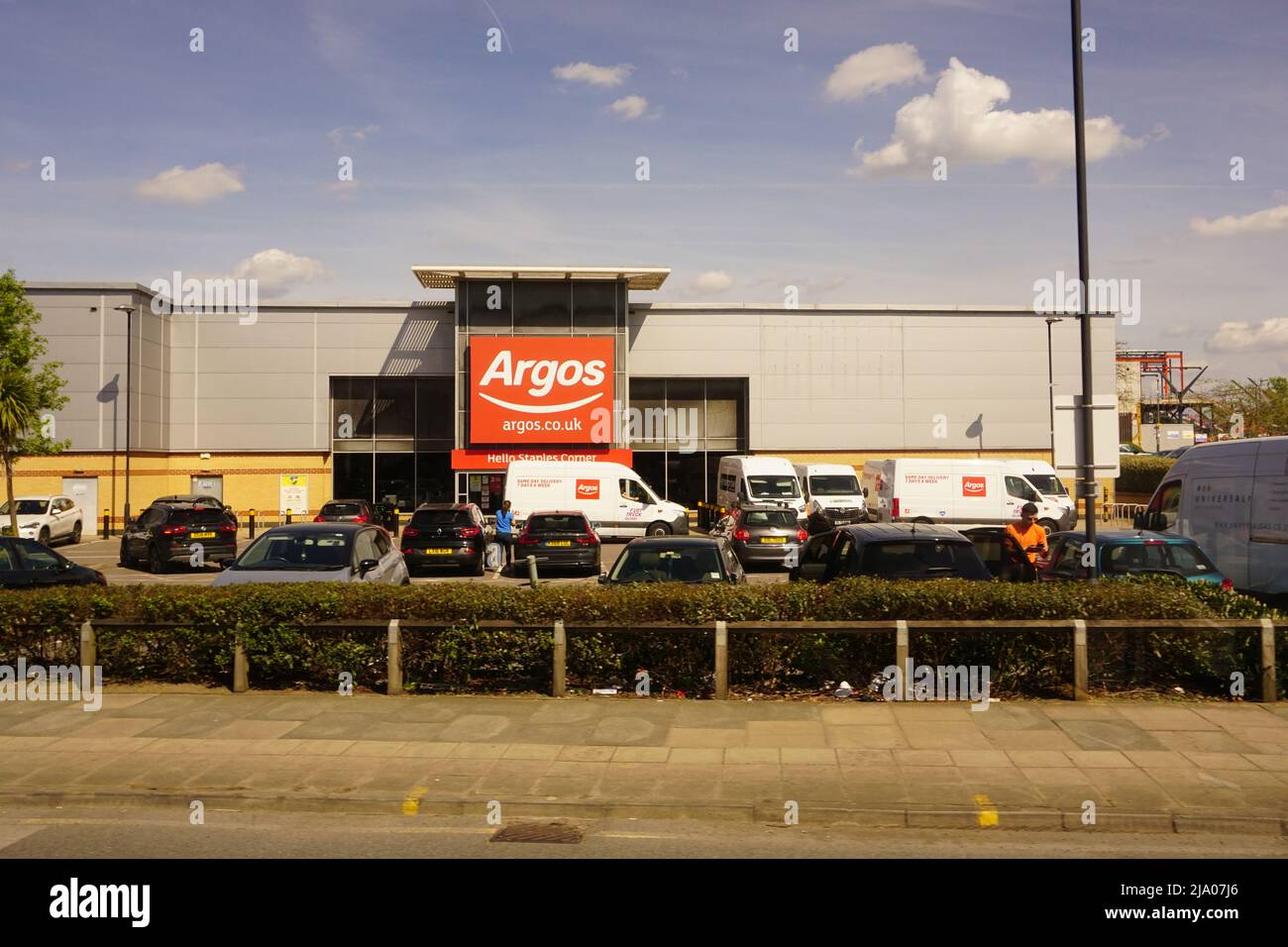Retail stores in Staples Corner, Brent Cross, London, United Kingdom