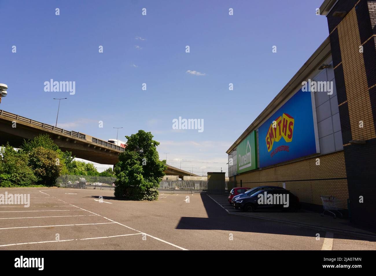 Retail stores in Staples Corner, Brent Cross, London, United Kingdom
