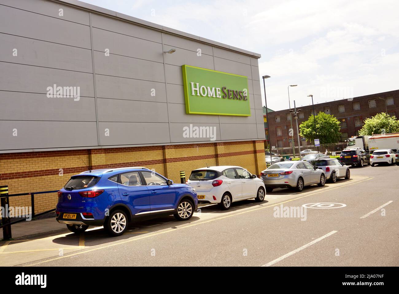 Retail stores in Staples Corner, Brent Cross, London, United Kingdom