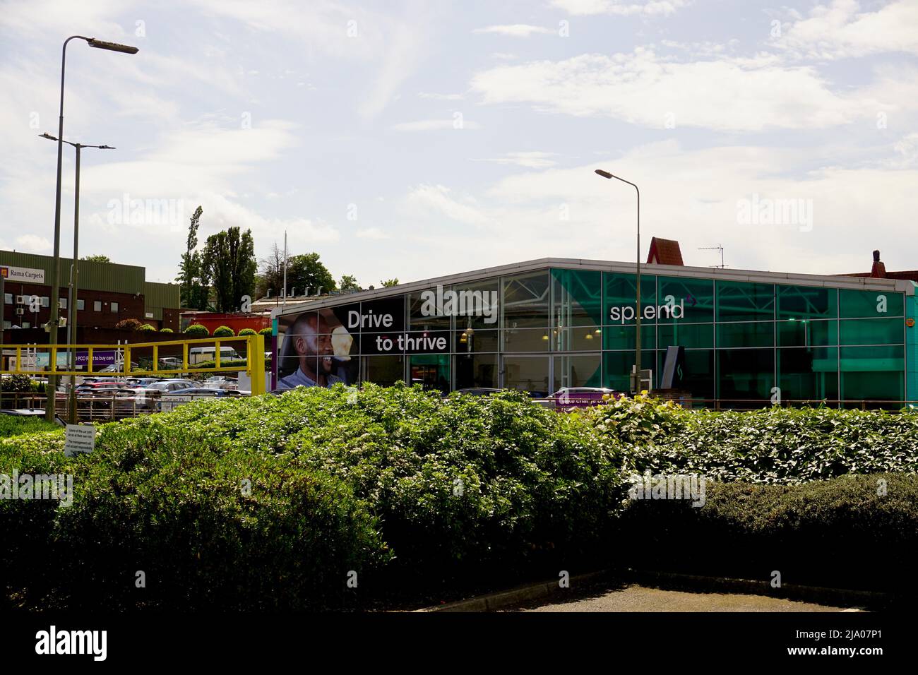 Retail stores in Staples Corner, Brent Cross, London, United Kingdom