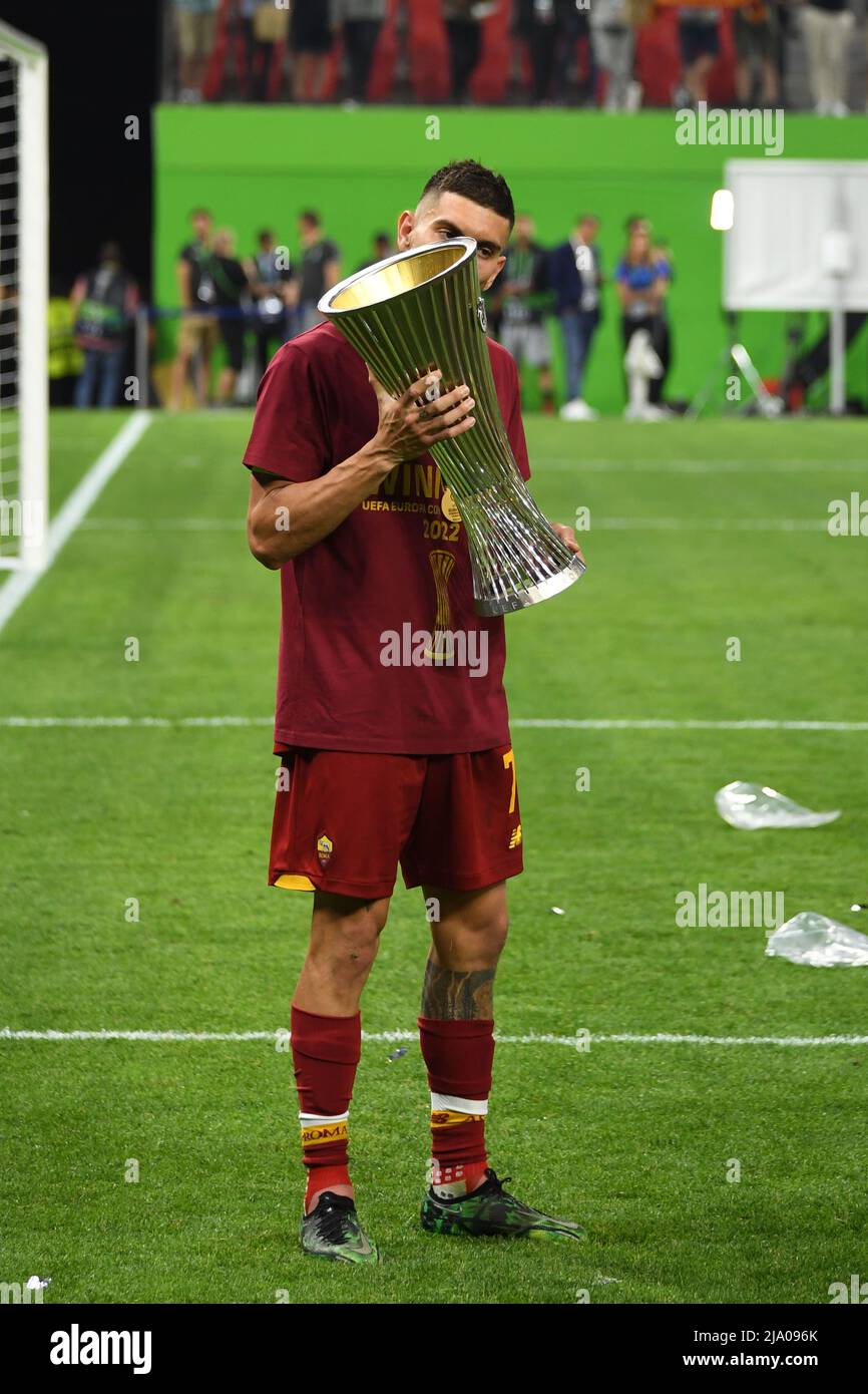Lorenzo Pellegrini (Roma) during the Uefa European Conference League 2021 2022