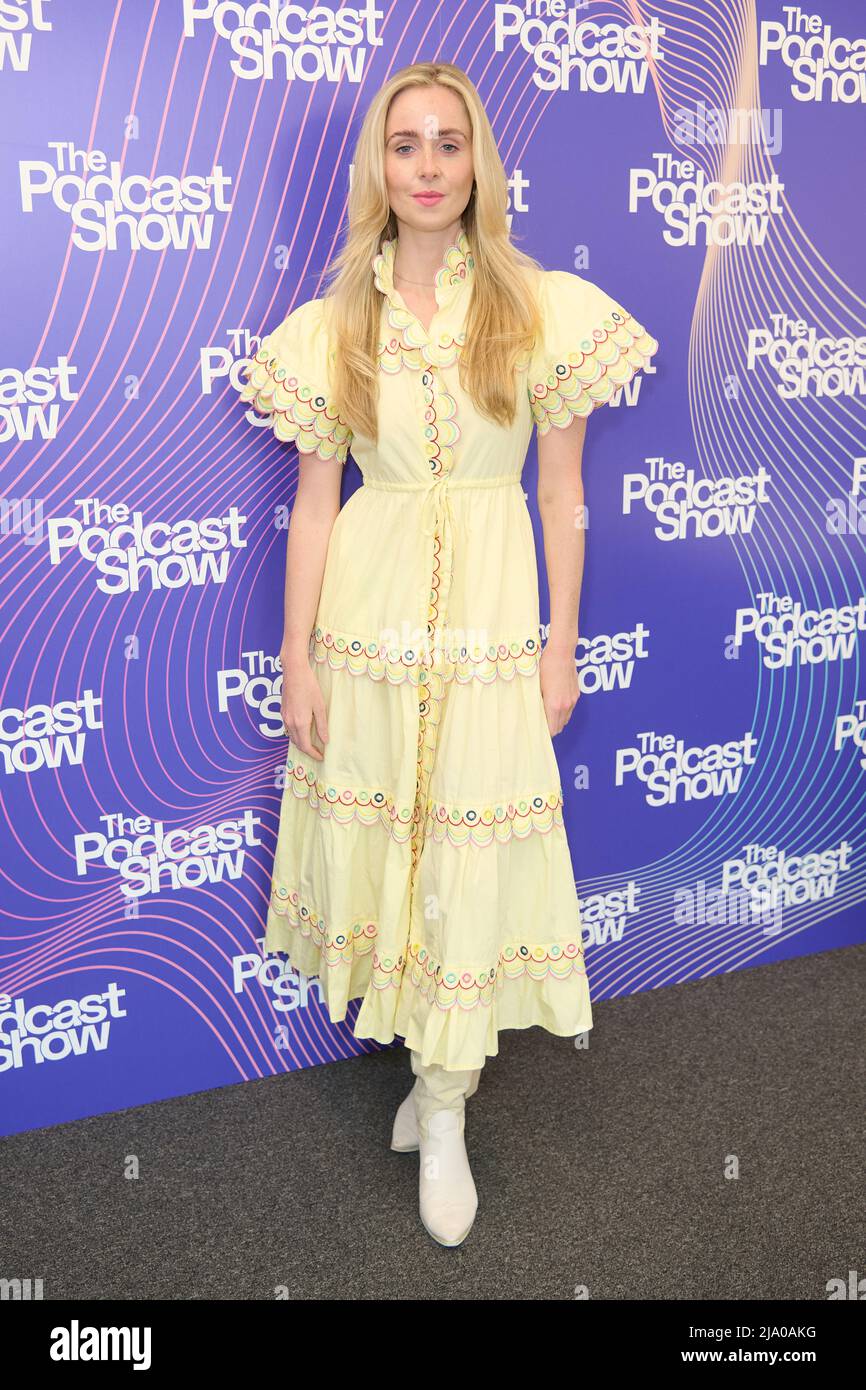 London, UK . 26 May, 2022 . Diana Vickers (Ki & Dee) pictured at  The Podcast Show 2022 held at the Business Design Centre, Islington. Credit:  Alan D West/Alamy Live News Stock Photo