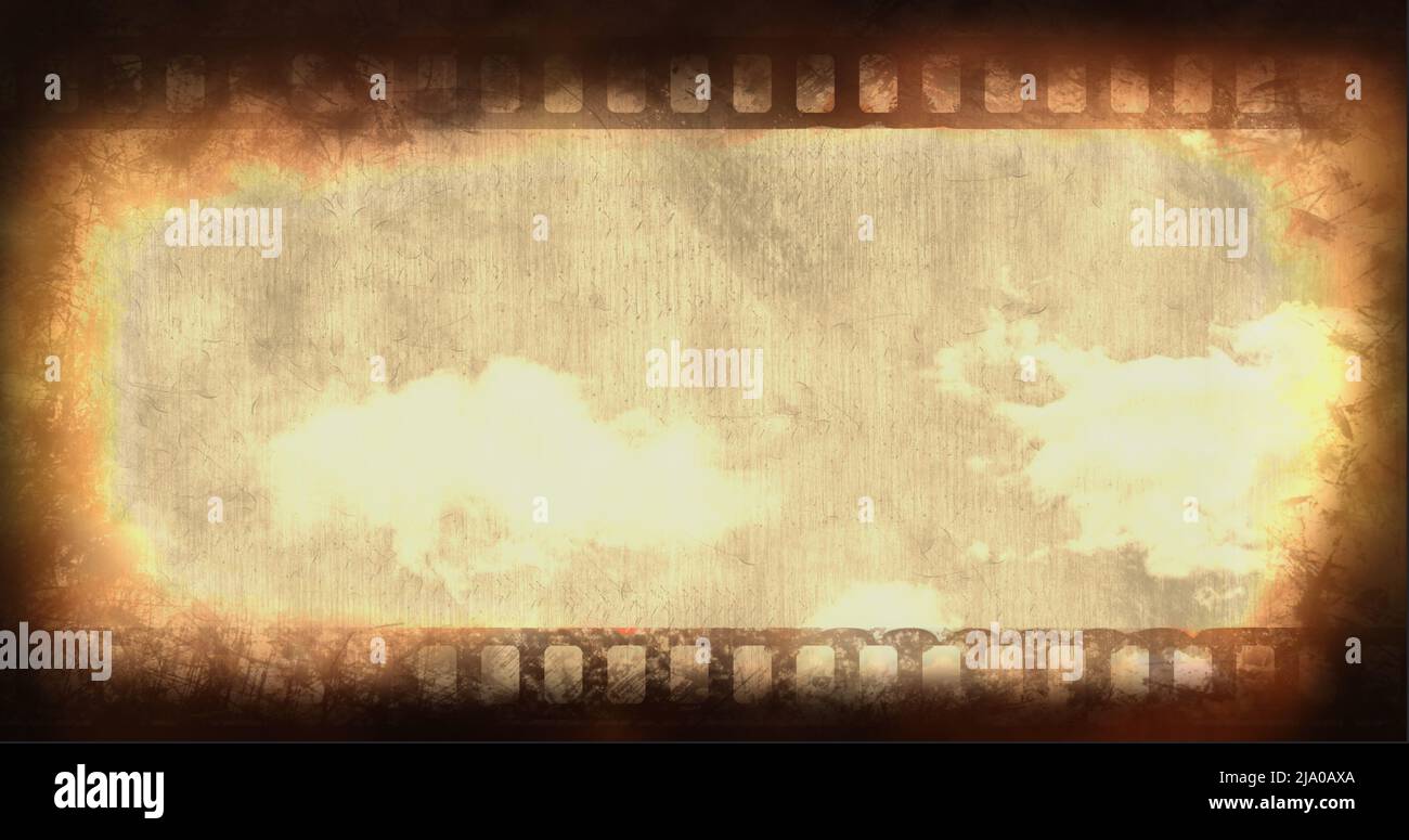 Retro movie film tape image Stock Photo Alamy