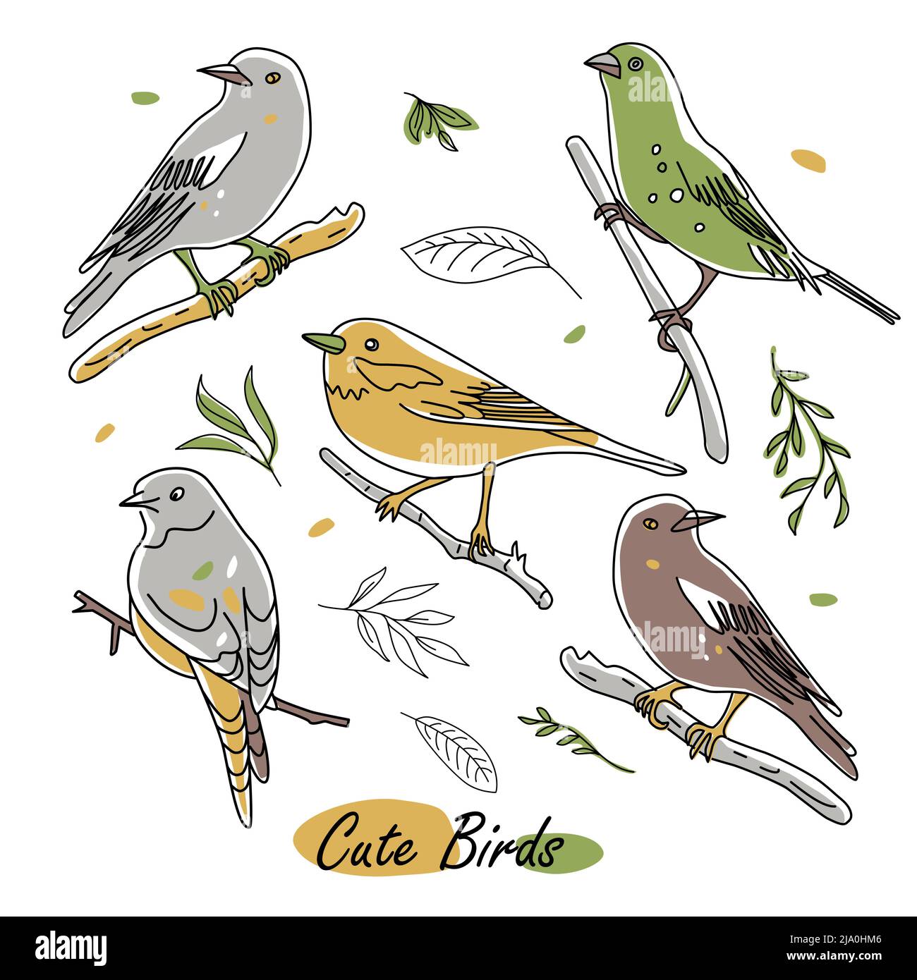 Birds nature animals illustration. Collection of cute hand drawn bird doodles. Line style in minimalism on white. vector picture Stock Vector Image & Art - Alamy Birds nature animals illustration. Collection of cute hand drawn bird doodles. Line style in minimalism on white. vector picture Stock Vector Image & Art - Alamy