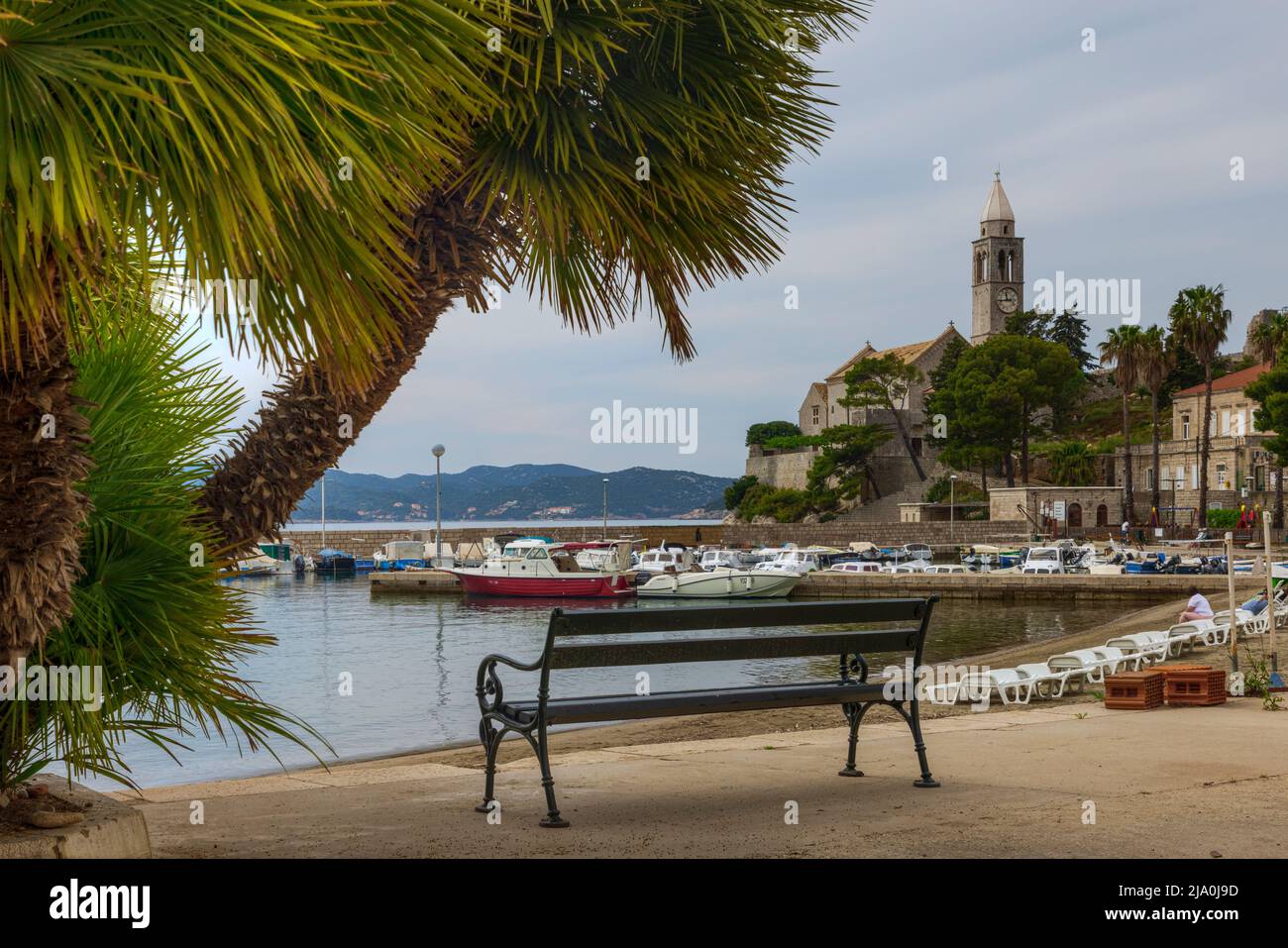 Lopud, Dubrovnik, Dalmatia, Croatia, Europe Stock Photo