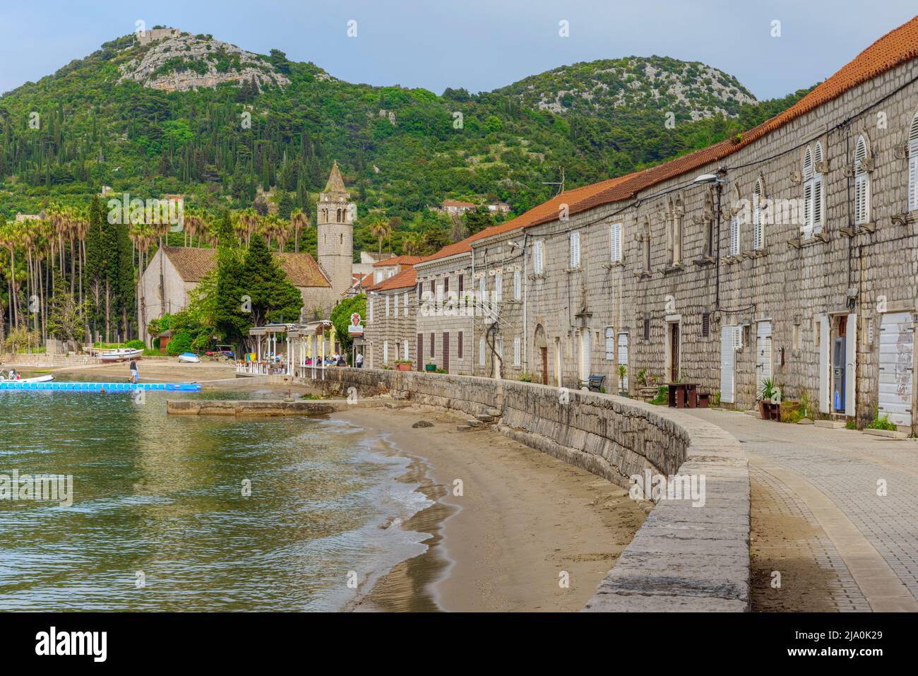 Lopud, Dubrovnik, Dalmatia, Croatia, Europe Stock Photo