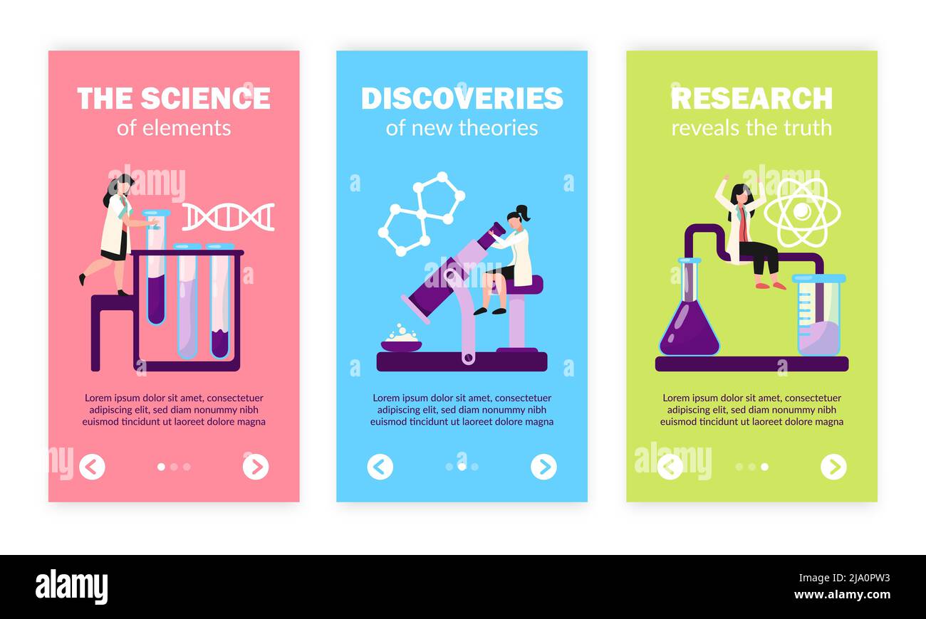 Scientific research lab tests discoveries atom dna molecule structure ...