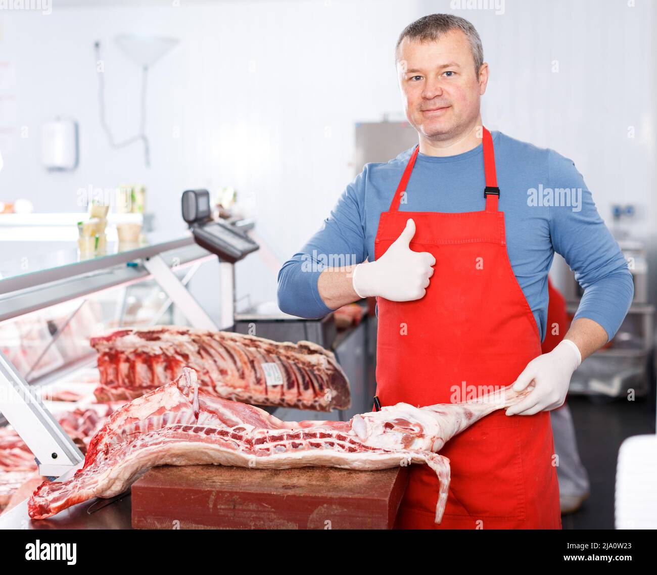 Meat cutter hi-res stock photography and images - Alamy