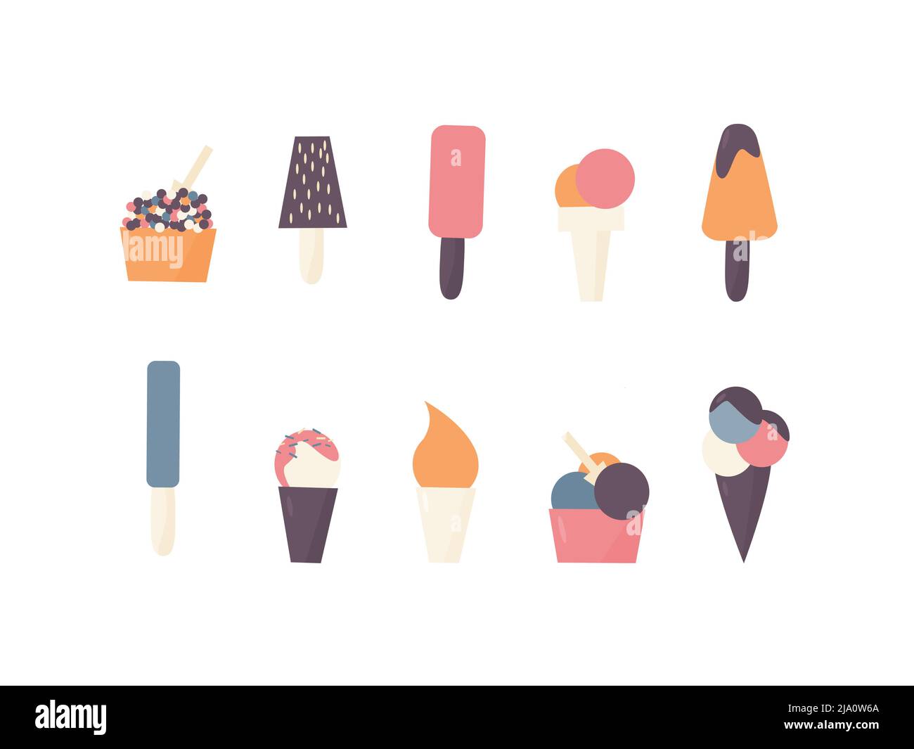 https://c8.alamy.com/comp/2JA0W6A/set-with-different-kinds-of-ice-cream-vector-illustration-flat-design-2JA0W6A.jpg