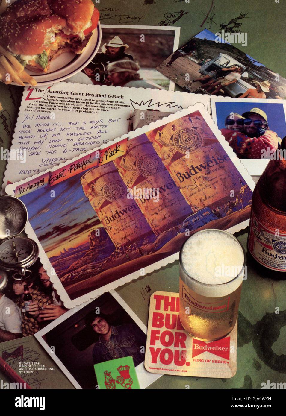 Vintage 1984 LA from Anheuser-Busch Print Ad