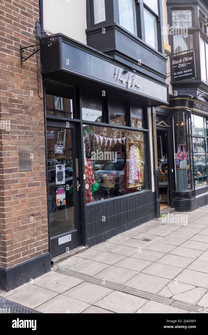 Darlington,UK.26th May 2022. Clothing giant, ZARA, has opened legal action against a small independent trader, House of Zana, based in the town , over the use of the similar brand name. Credit David Dixon / Alamy Stock Photo
