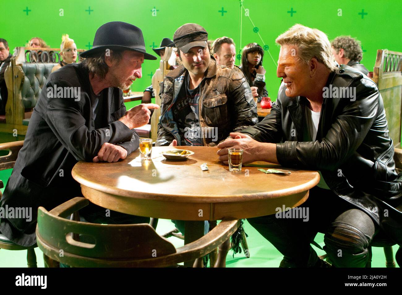 ROBERT RODRIGUEZ, MICKEY ROURKE and FRANK MILLER in SIN CITY: A DAME TO ...