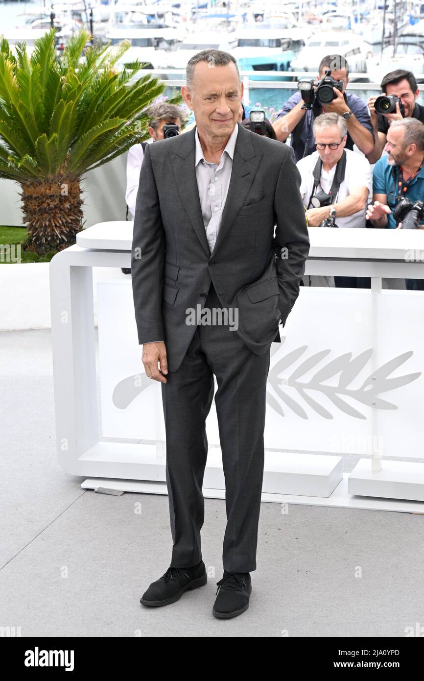 Tom Hanks 75th Cannes Film Festival Red Carpet of the movie Elvis
