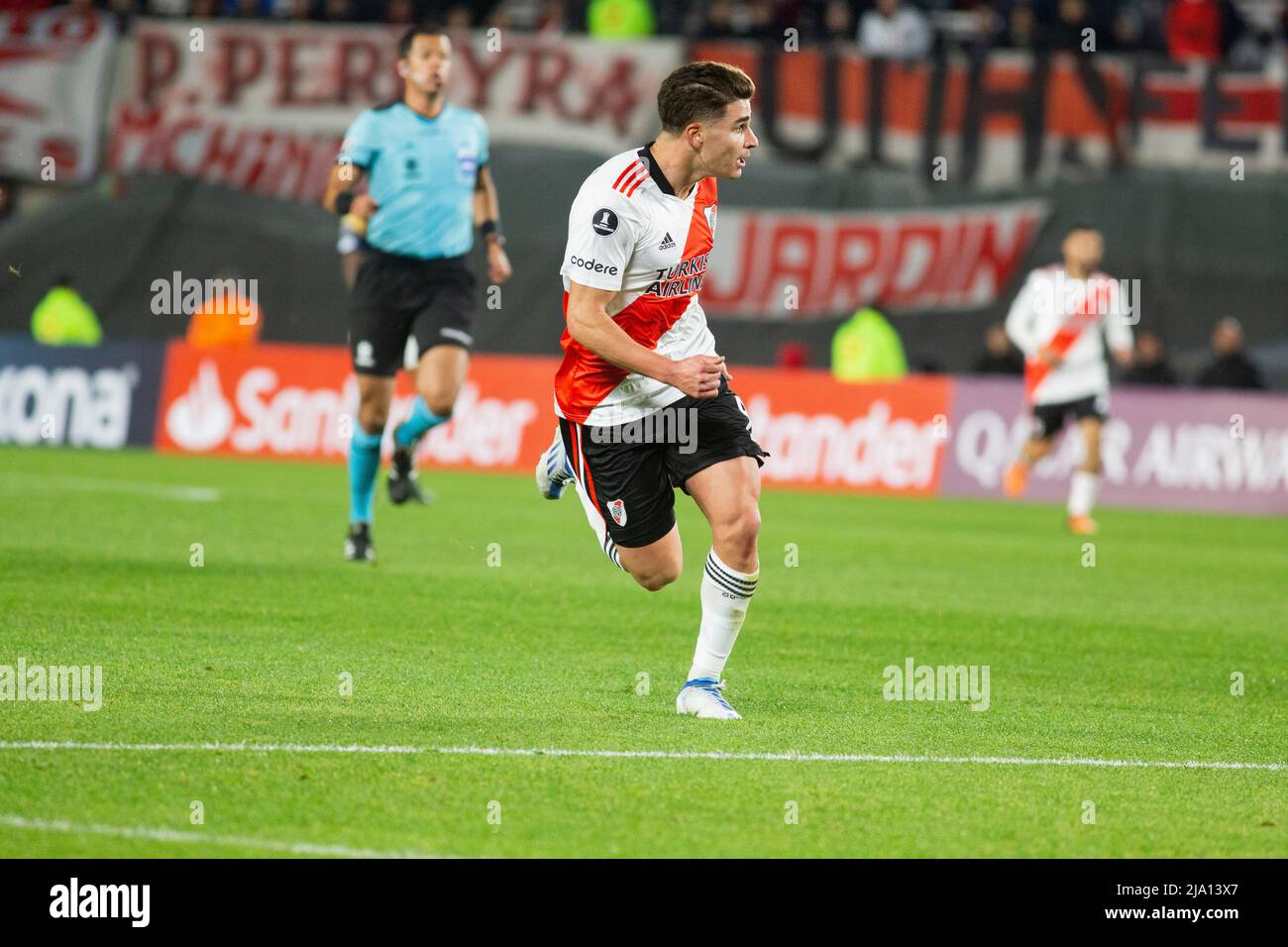 One of Latest games of Julian Alvarez, Football player from River Plate