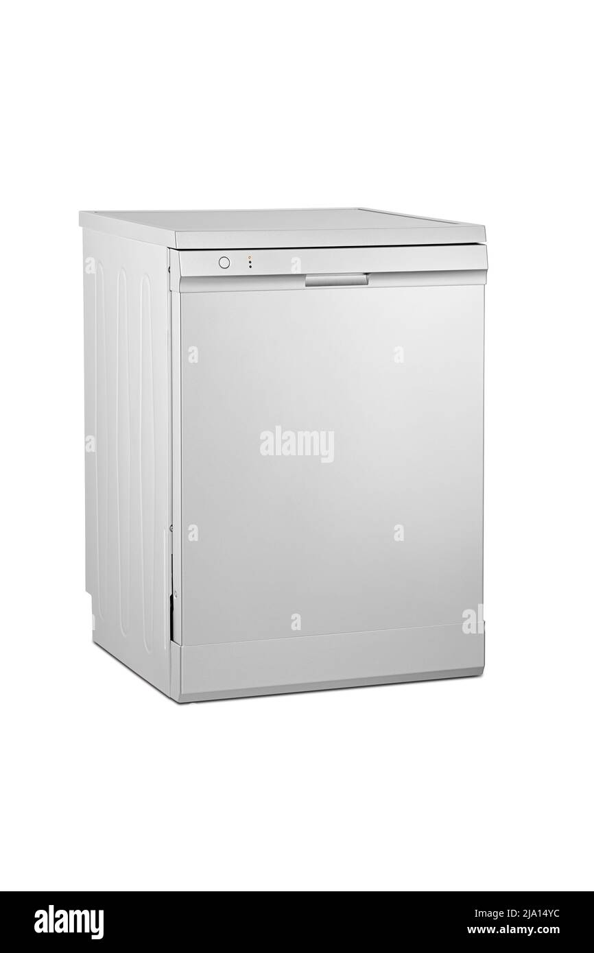 Stainless steel dishwasher Stock Photo Alamy