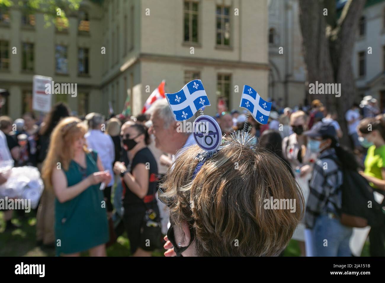 The largest protest against controversial French-language Bill 96 was ...