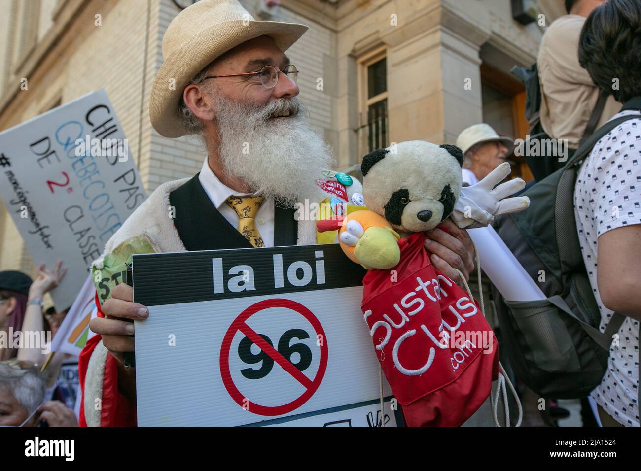 The largest protest against controversial French-language Bill 96 was ...