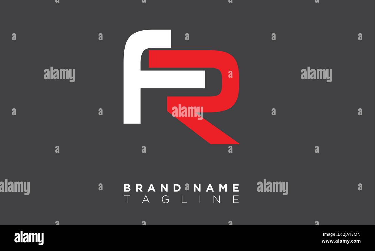 FR Alphabet letters Initials Monogram logo Stock Vector Image & Art - Alamy