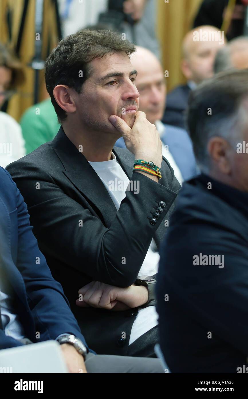 Madrid, Spain. 26th May, 2022. Iker Casillas seen during the presentation  of the Vicente del Bosque