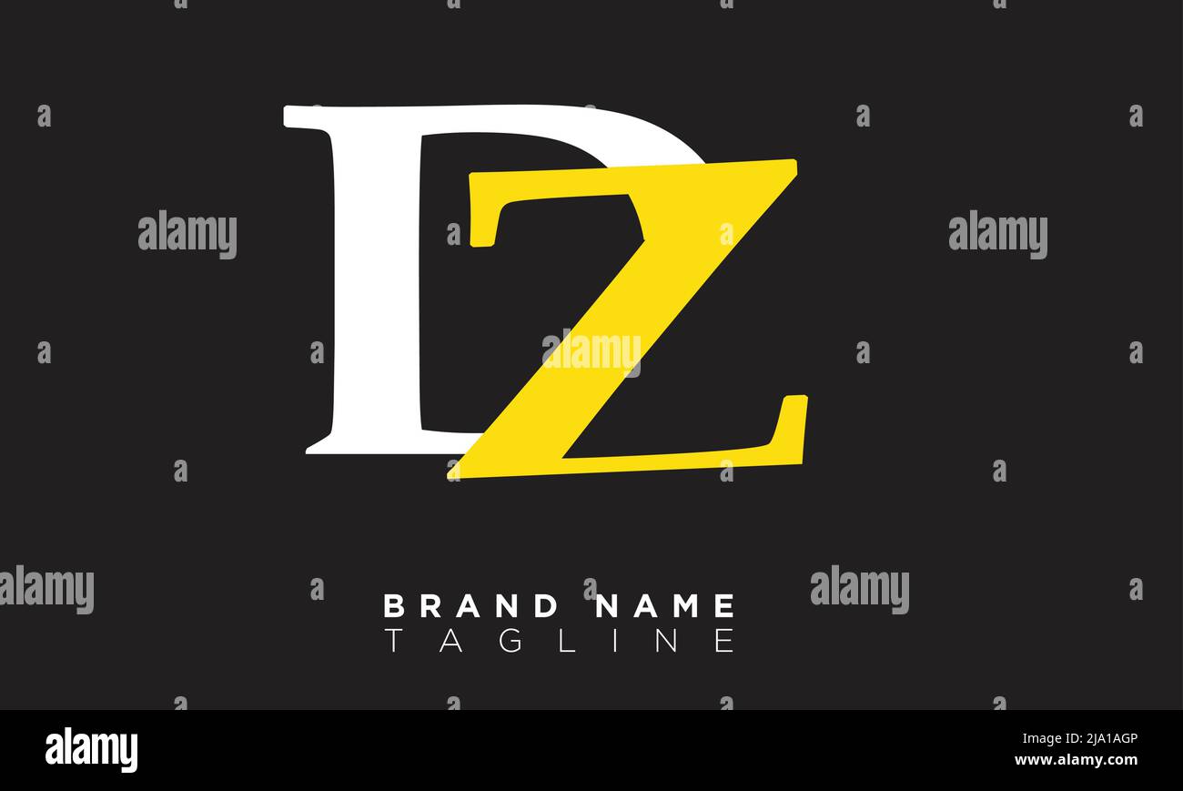 Dz Alphabet Letters Initials Monogram Logo Stock Vector Image And Art Alamy