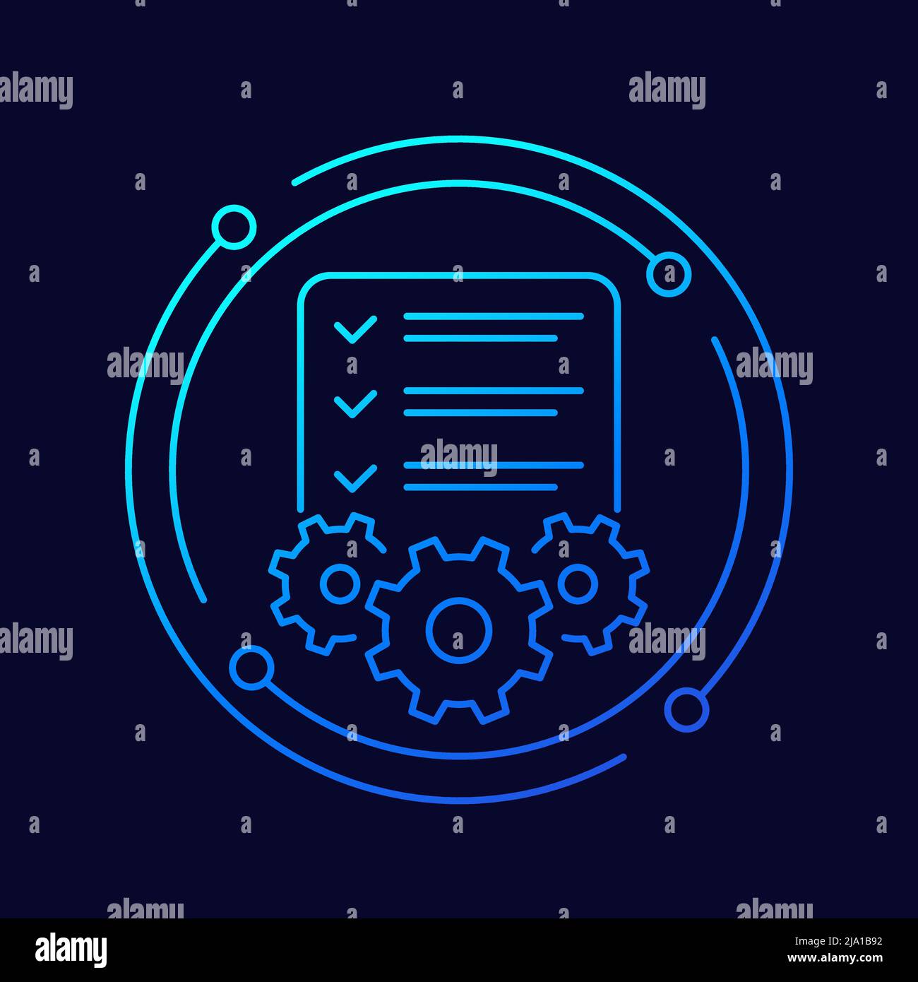 Control procedures Stock Vector Images - Alamy