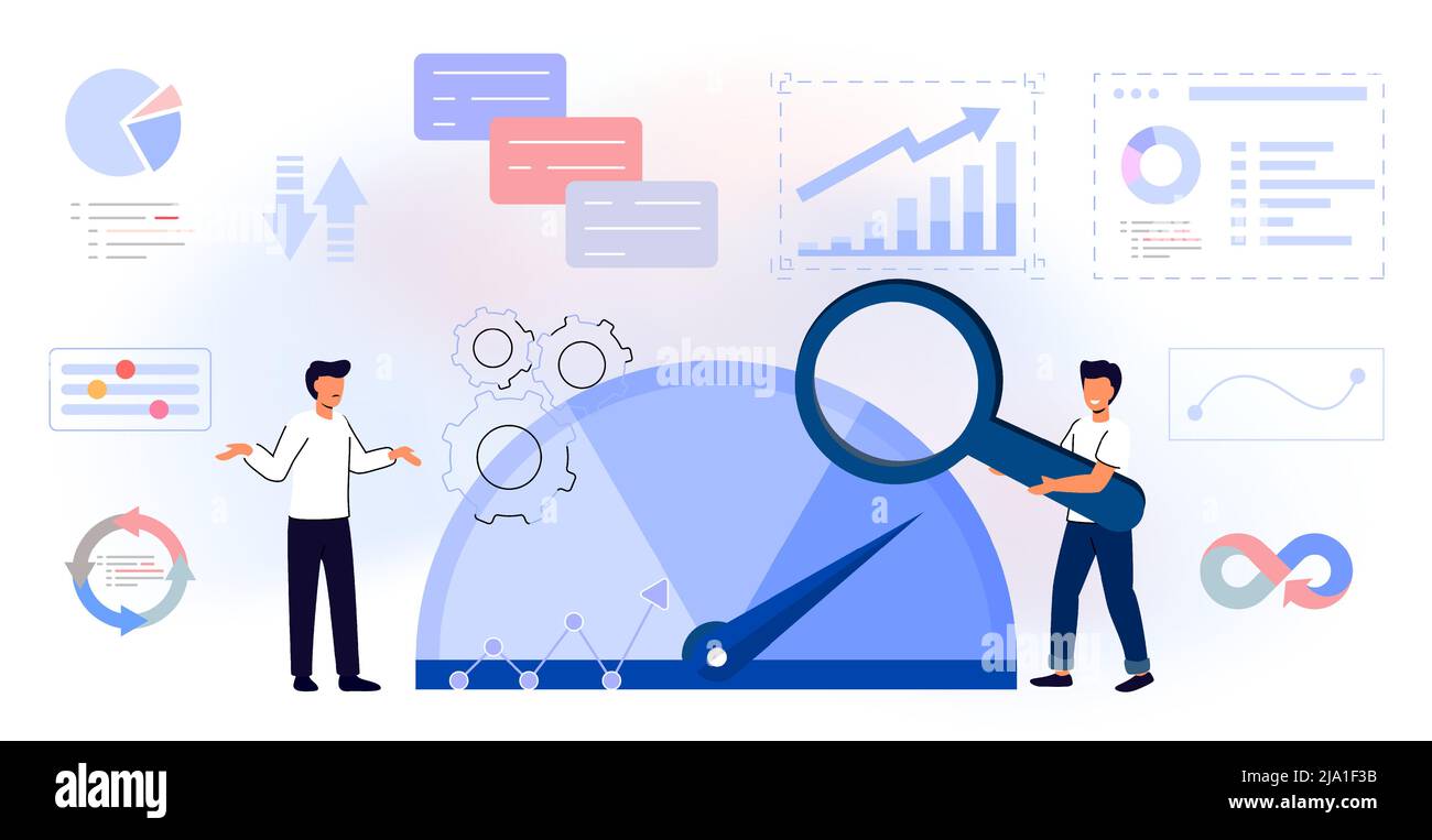 Benchmarking concept Business compare tool for improvement Performance