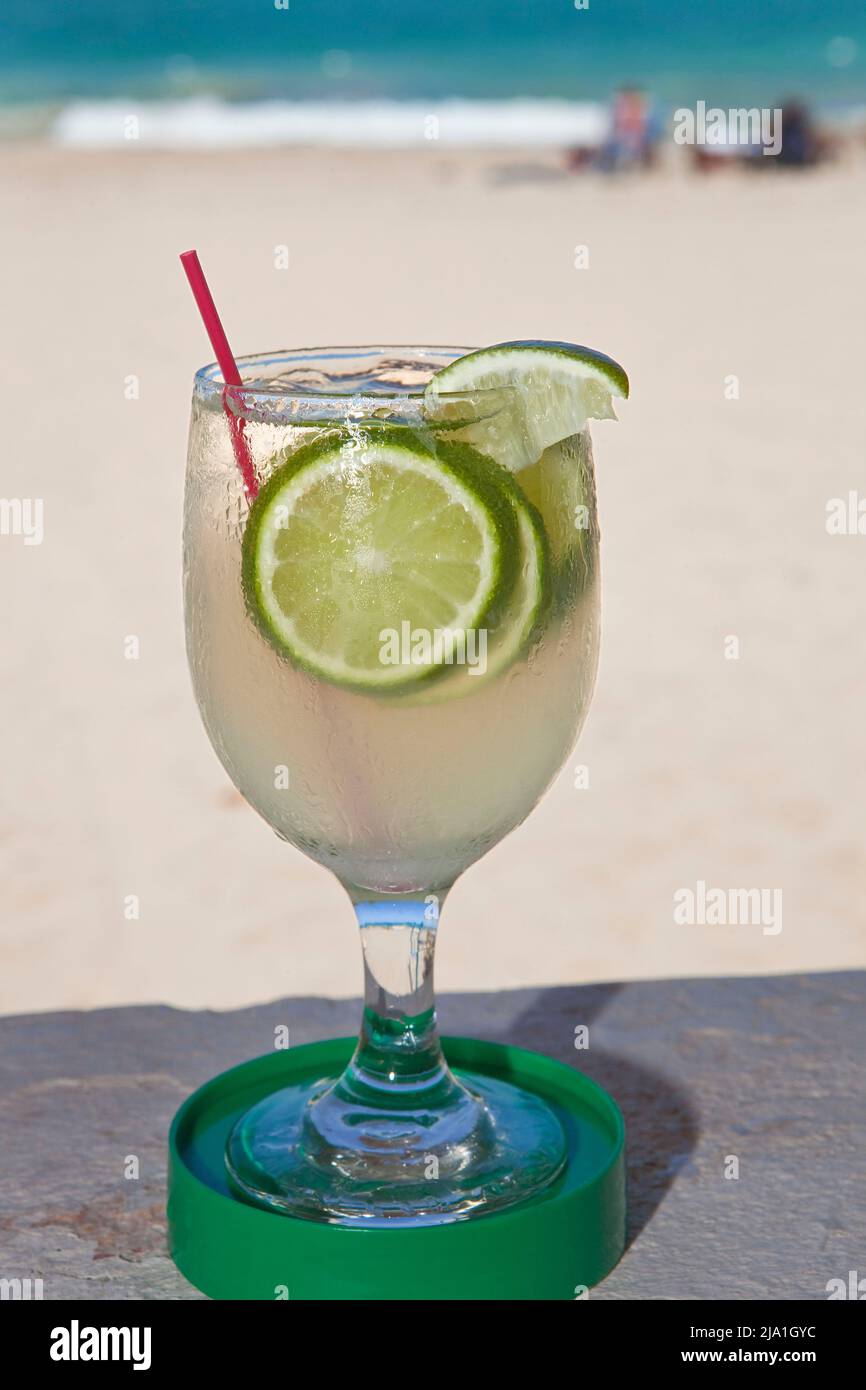 Drink beach bar San Juan Puerto Rico V Stock Photo Alamy