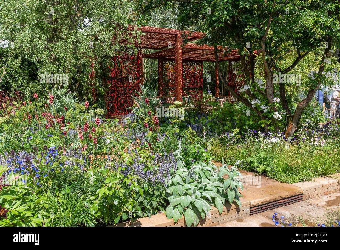 Display garden Chelsea Flower Show Stock Photo Alamy