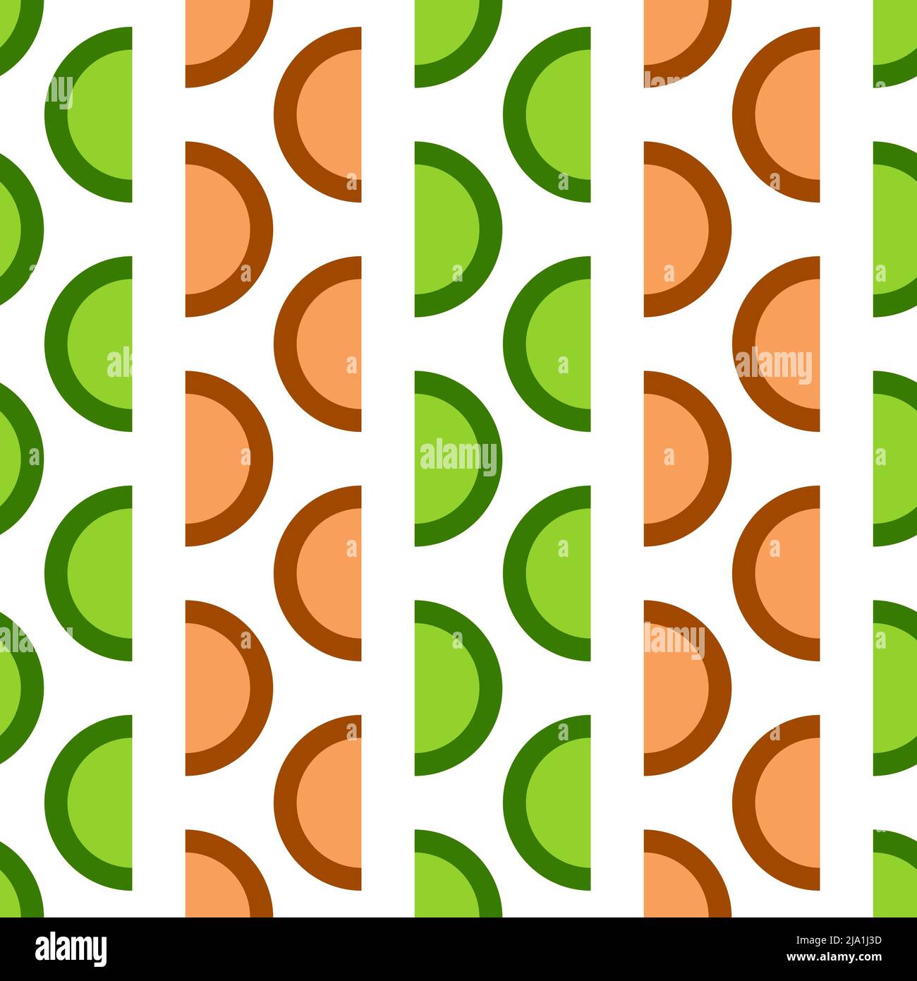 Geometric seamless half circle pattern for wallpaper and fabrics and ...