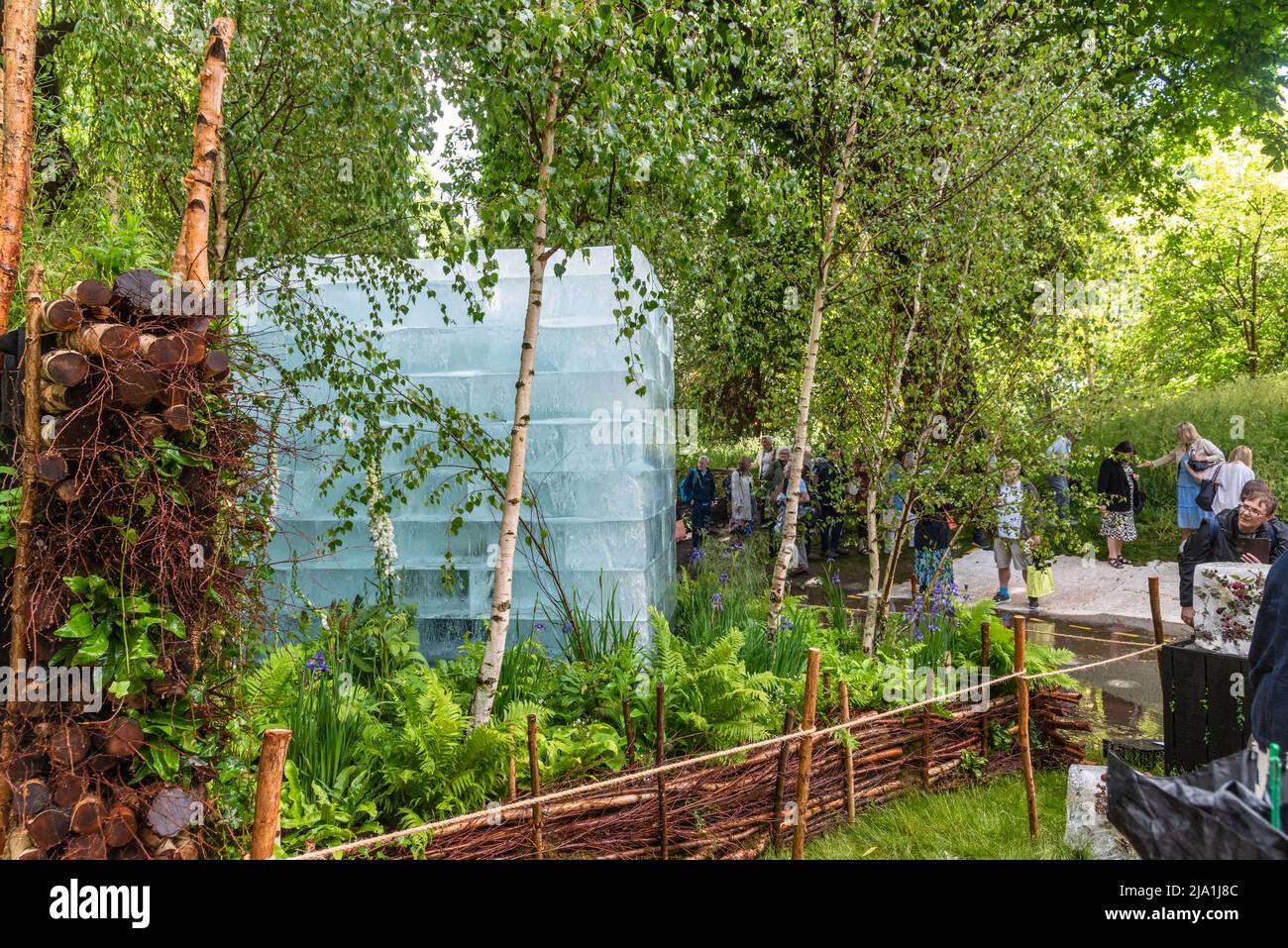 Display garden Chelsea Flower Show Stock Photo Alamy