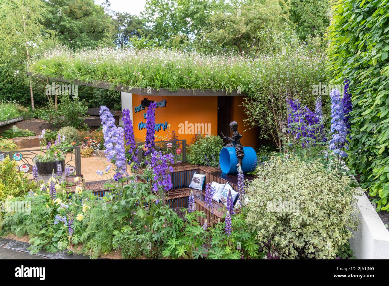 Display garden Chelsea Flower Show Stock Photo Alamy