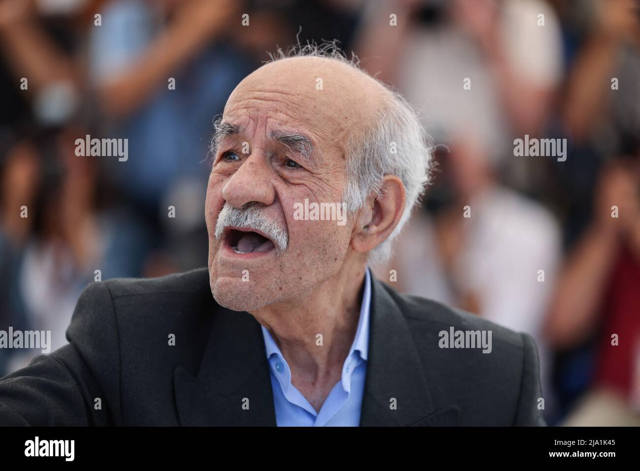 Cannes, France. May 26, 2022, Saeed Poursamimi attending the photocall
