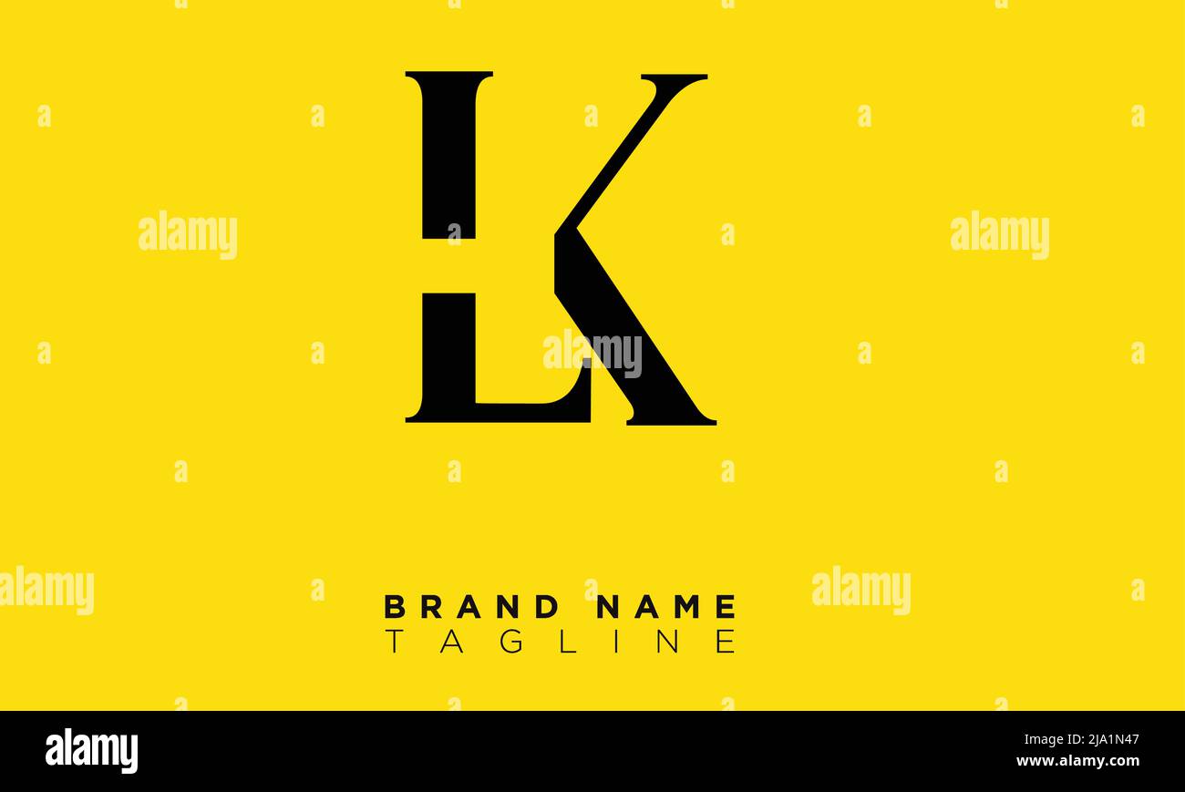 Letter lk logo hi res stock photography and images Alamy