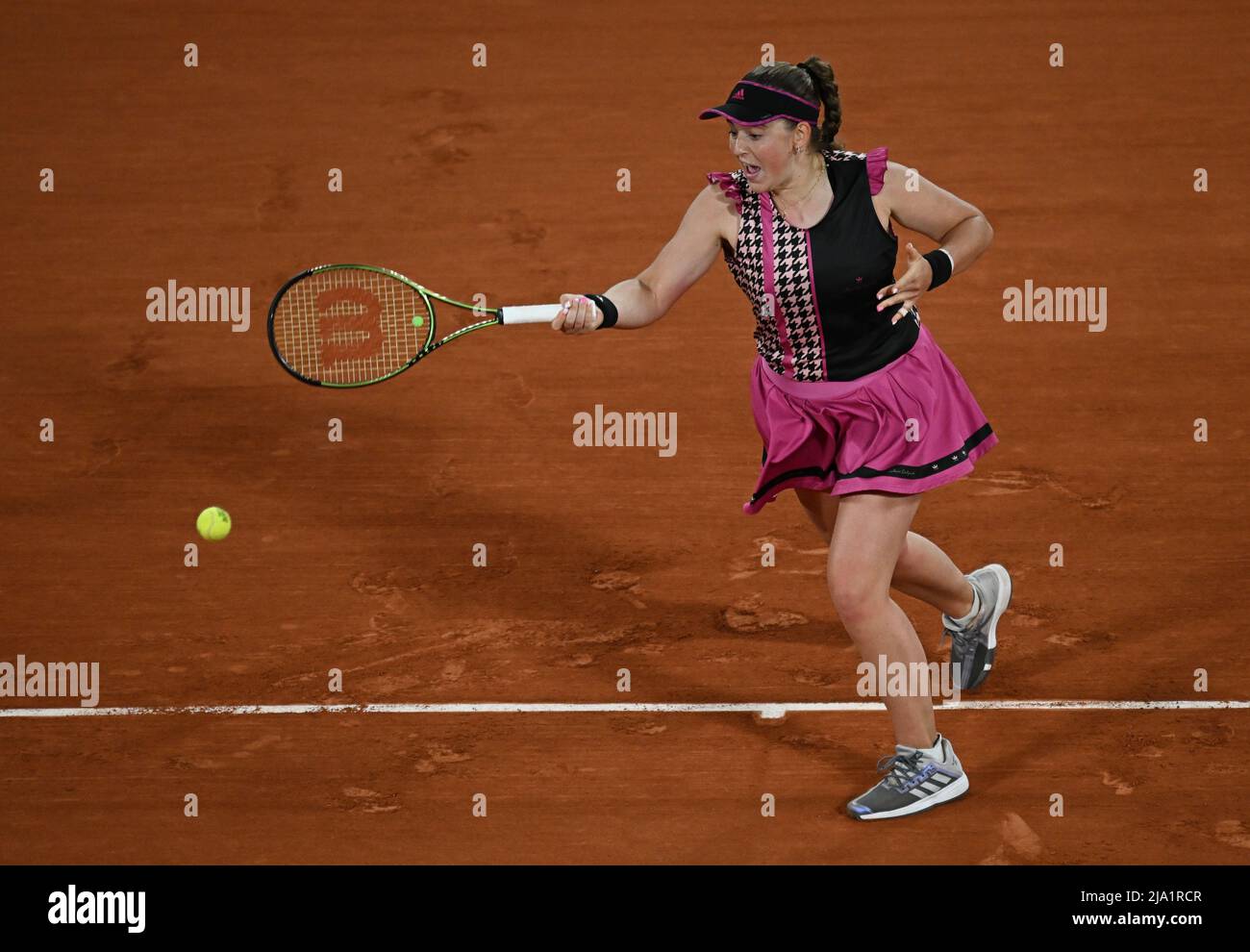 Tennis - French Open - Roland Garros, Paris, France - May 26, 2022 Latvia's Jelena  Ostapenko in action during her second round match against France's Alize  Cornet REUTERS/Dylan Martinez Stock Photo - Alamy