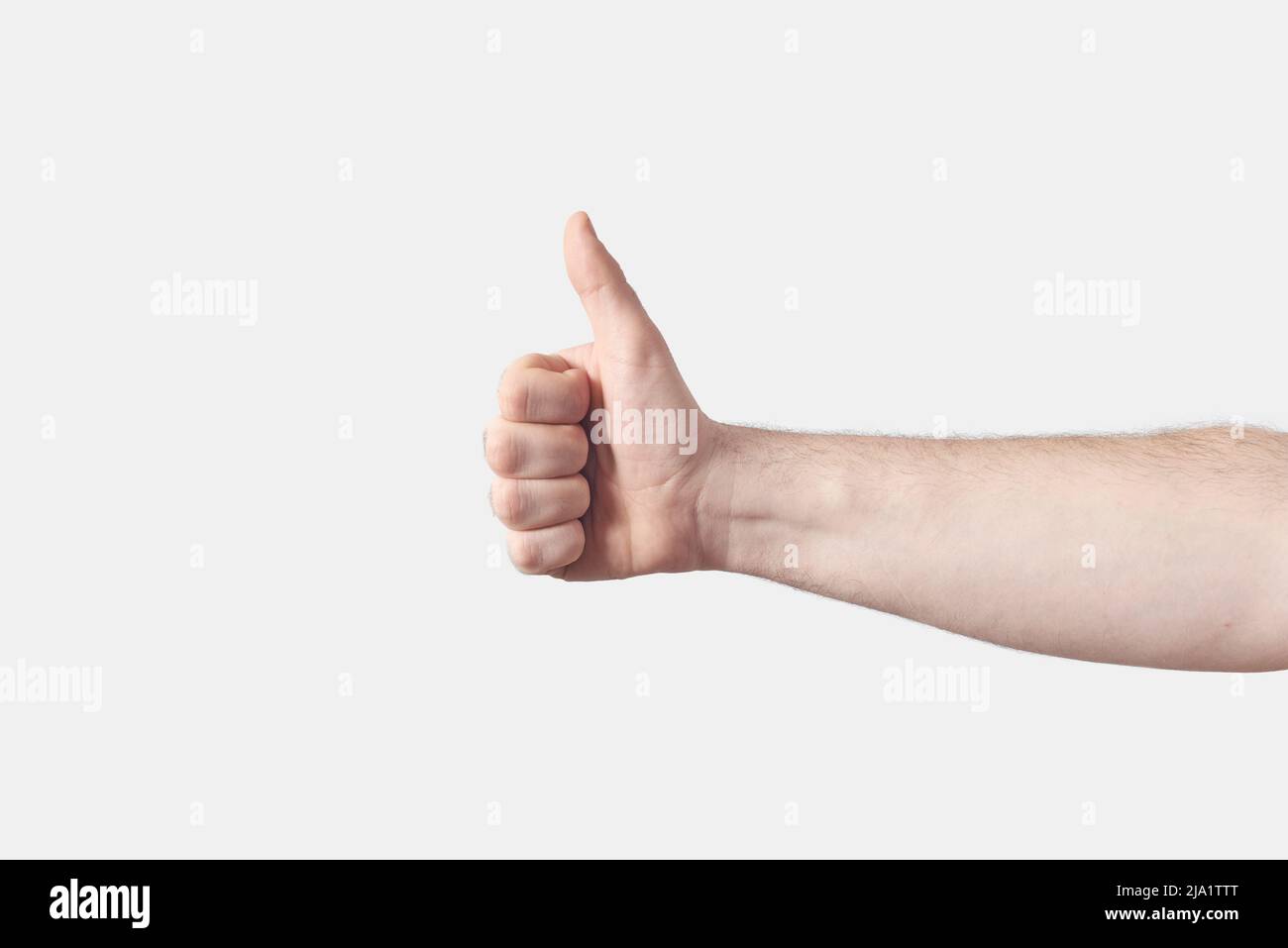 Hairy male hand showing hi-res stock photography and images - Alamy