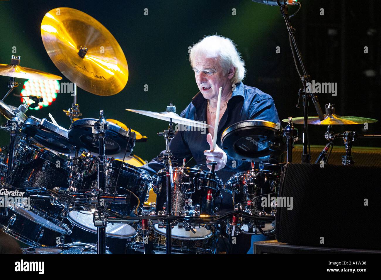 Drummer Alan White performs with YES at Hard Rock Live in Hollywood ...