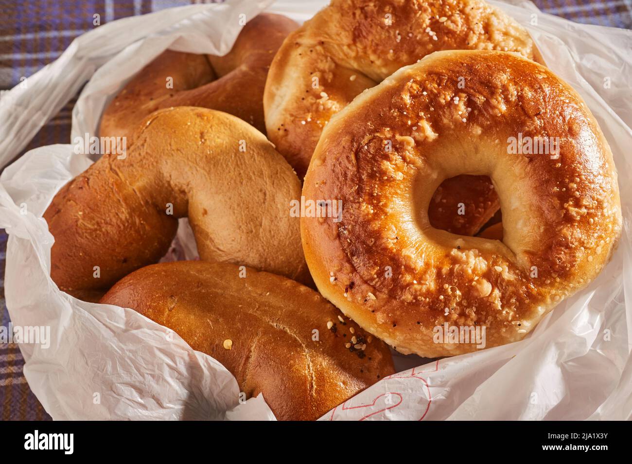 Bagels, the classic bread from Jewish Eastern Europe Stock Photo Alamy