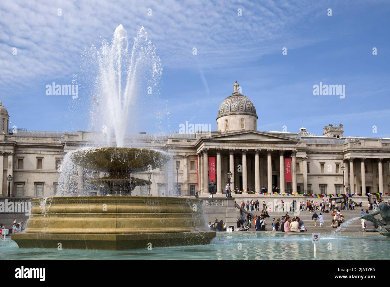 National Portrait Gallery Trafalgar Square London Stock Photo