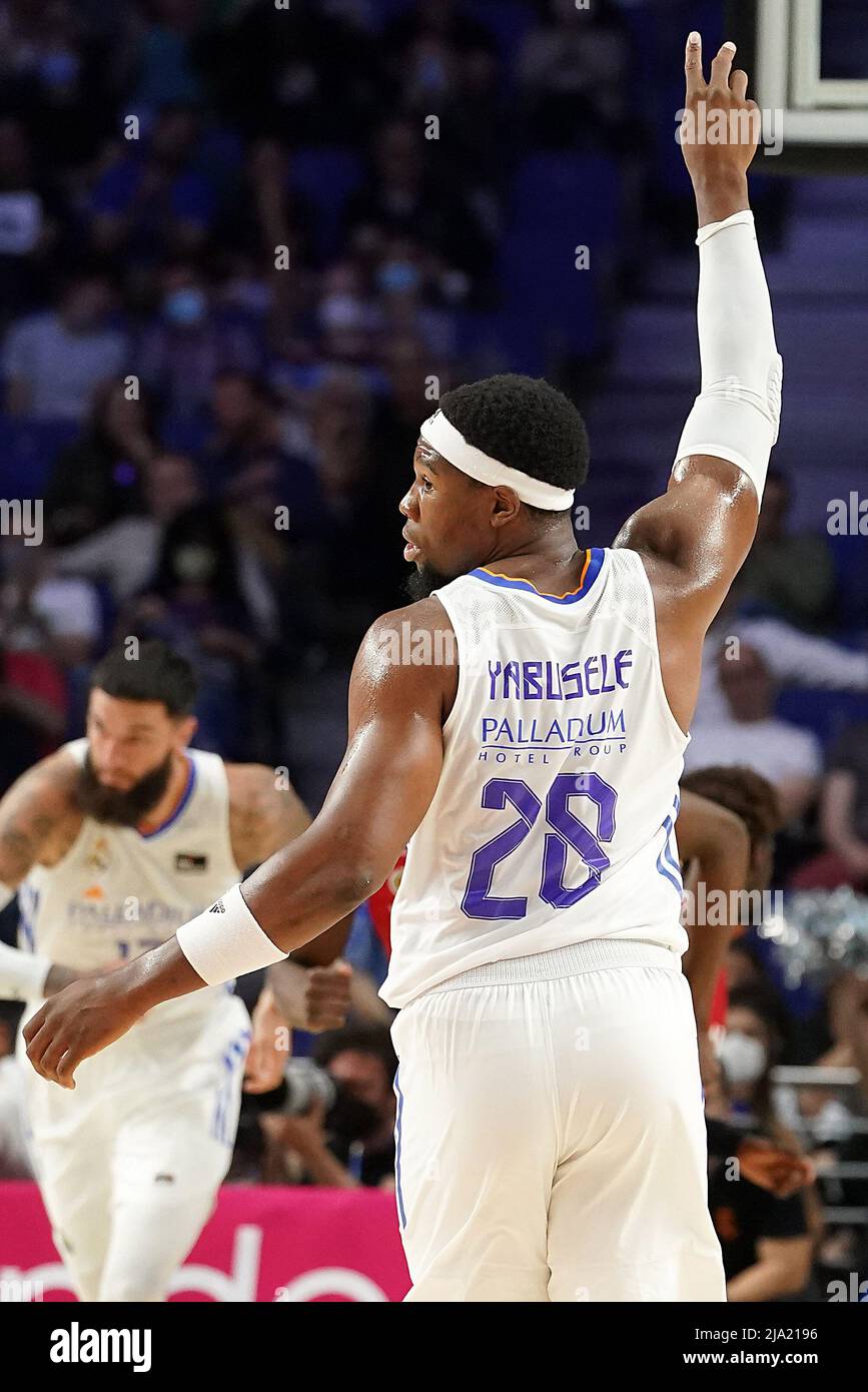 Real Madrid Baloncesto's Guerschon Yabusele during Liga Endesa ACB 1st  Round of 8 match. May 25,2022. (Photo by Acero/Alter Photos/Sipa USA Stock  Photo - Alamy
