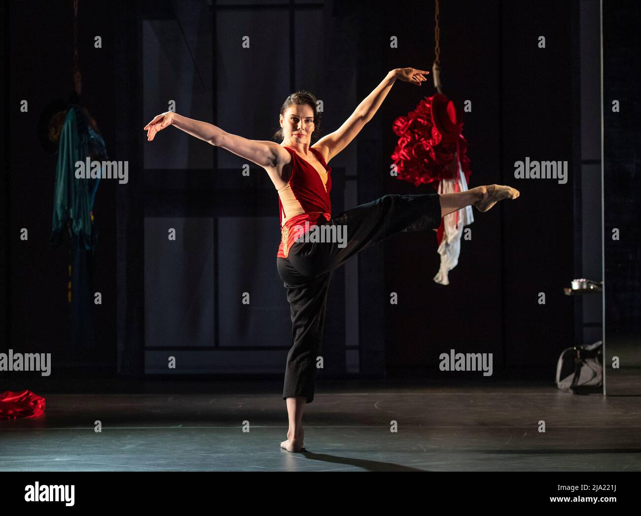 Queen Elizabeth Hall, Southbank Centre, London, UK. 26 May 2022. The London  premiere of Carmen, starring international ballet superstars Natalia  Osipova (The Royal Ballet) and Isaac Hernández runs from 27-28 May. Royal