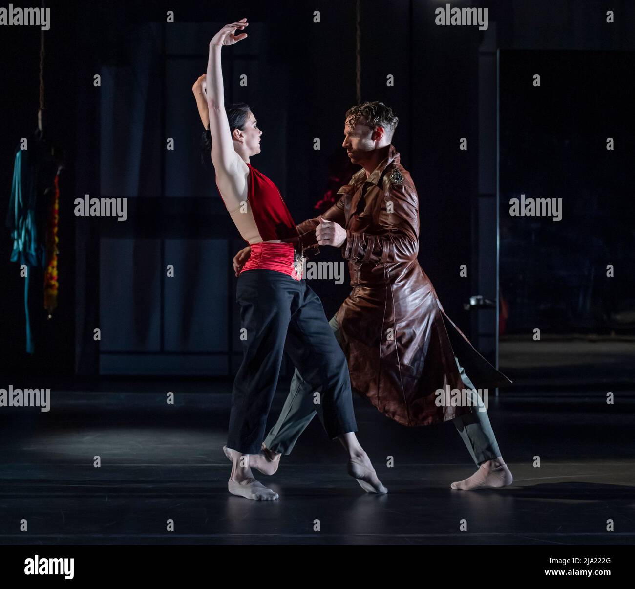 Queen Elizabeth Hall, Southbank Centre, London, UK. 26 May 2022. The London  premiere of Carmen, starring international ballet superstars Natalia  Osipova (The Royal Ballet) and Isaac Hernández runs from 27-28 May. Royal