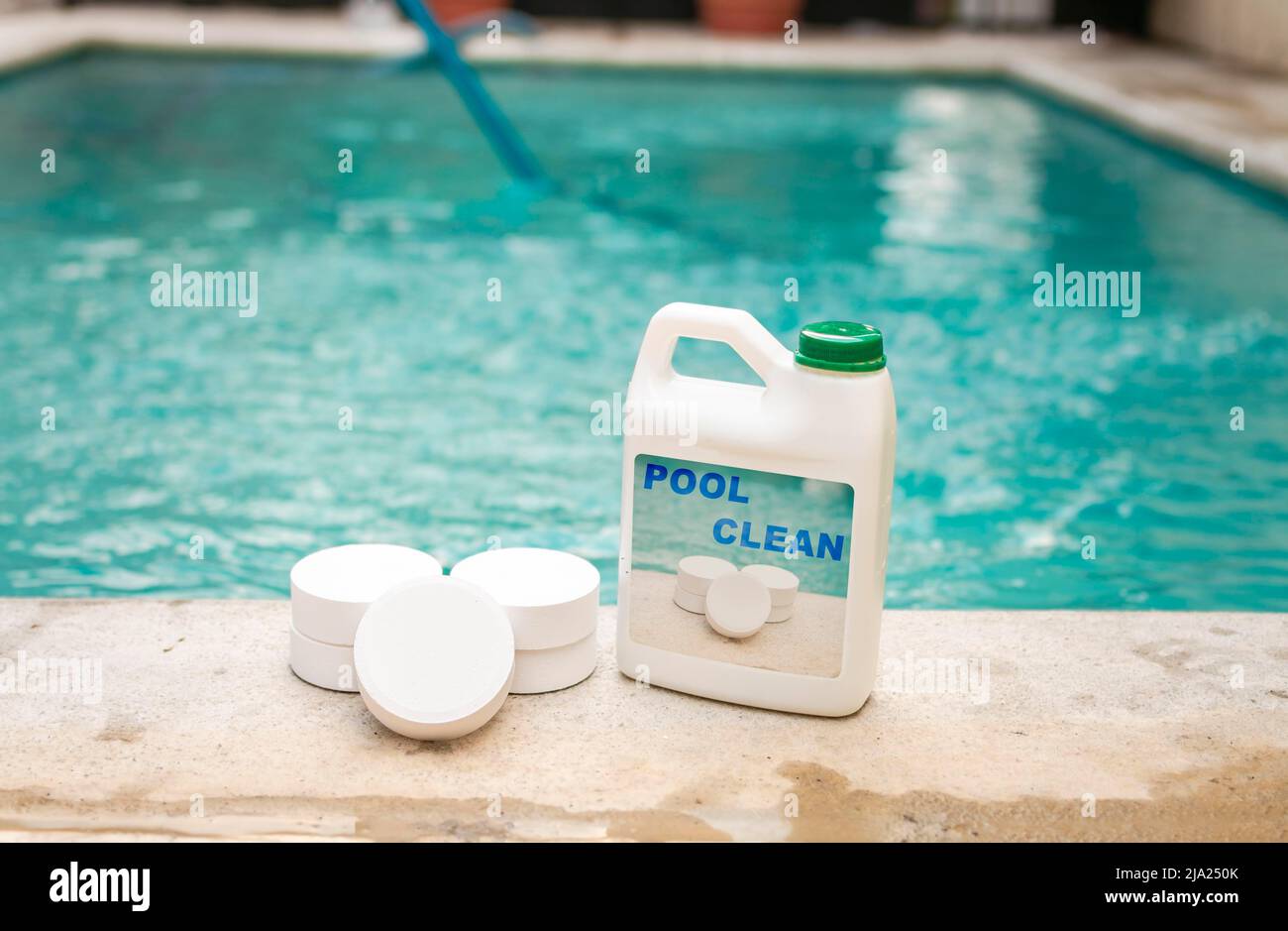 Pool cleaning chlorine tablets kit, pool cleaning chlorine tablets