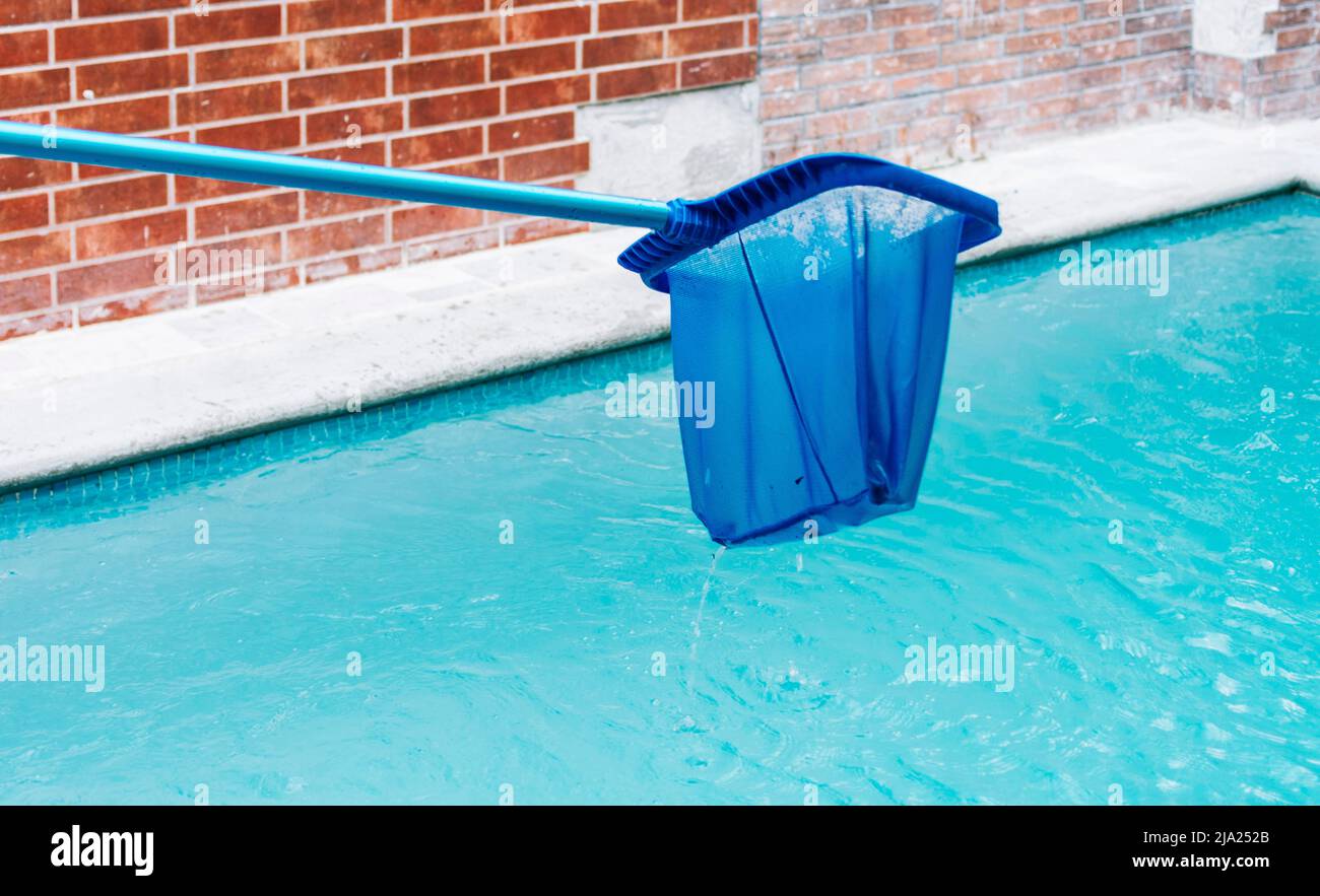 Pool Leaf Skimmer, Pool Cleaning and Maintenance Tools, Picture of a