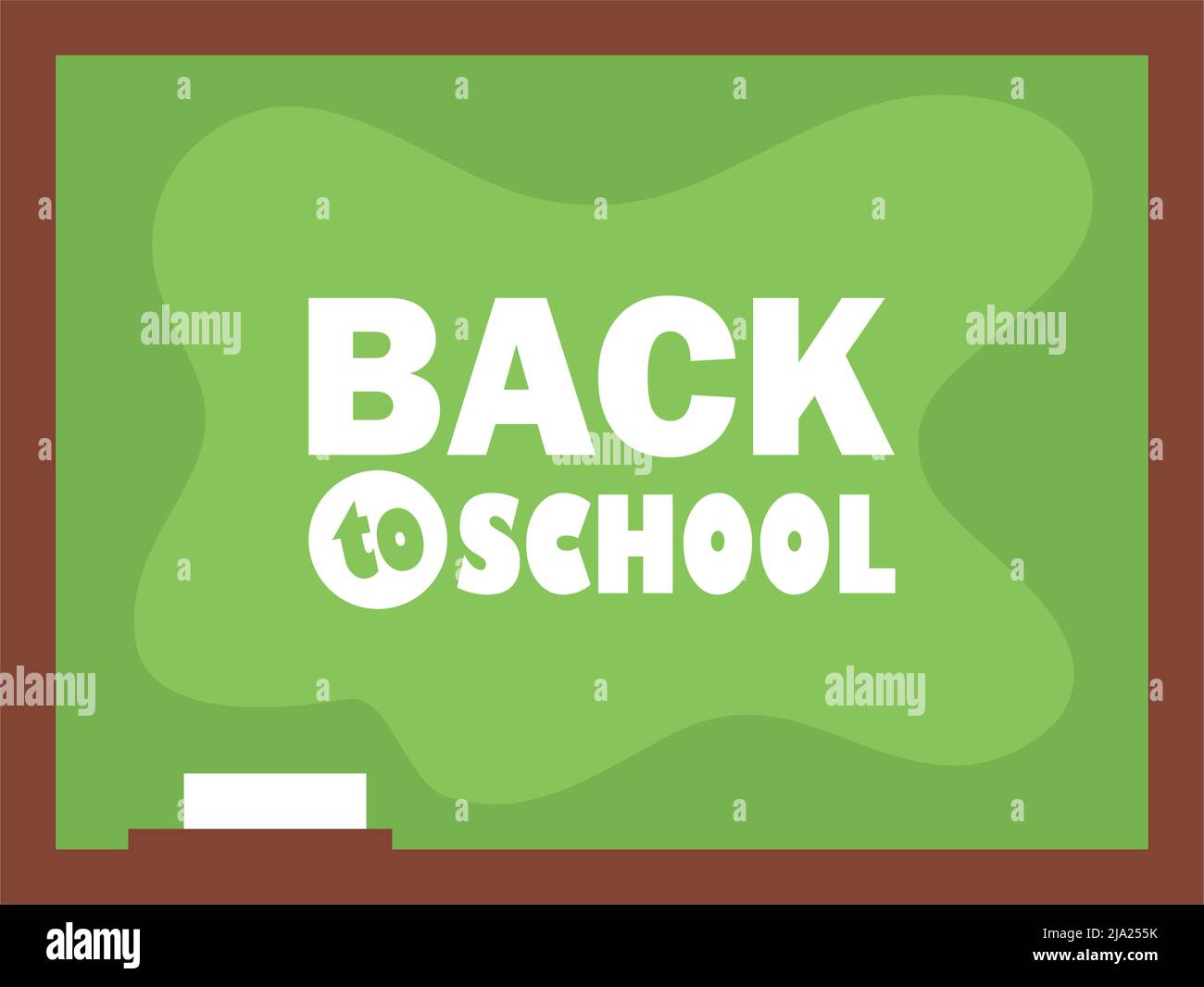 back to school lettering in chalkboard Stock Vector Image & Art - Alamy