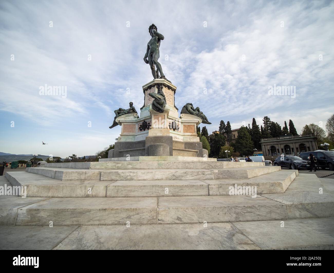 Statue of David in Piazzale Michelangelo, Florence, Tuscany, Italy