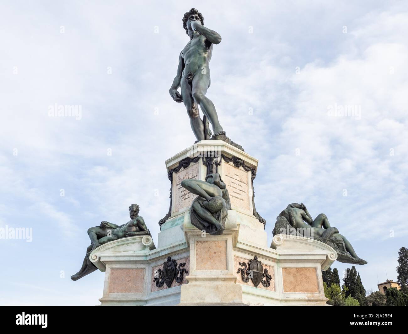 Statue of David in Piazzale Michelangelo, Florence, Tuscany, Italy
